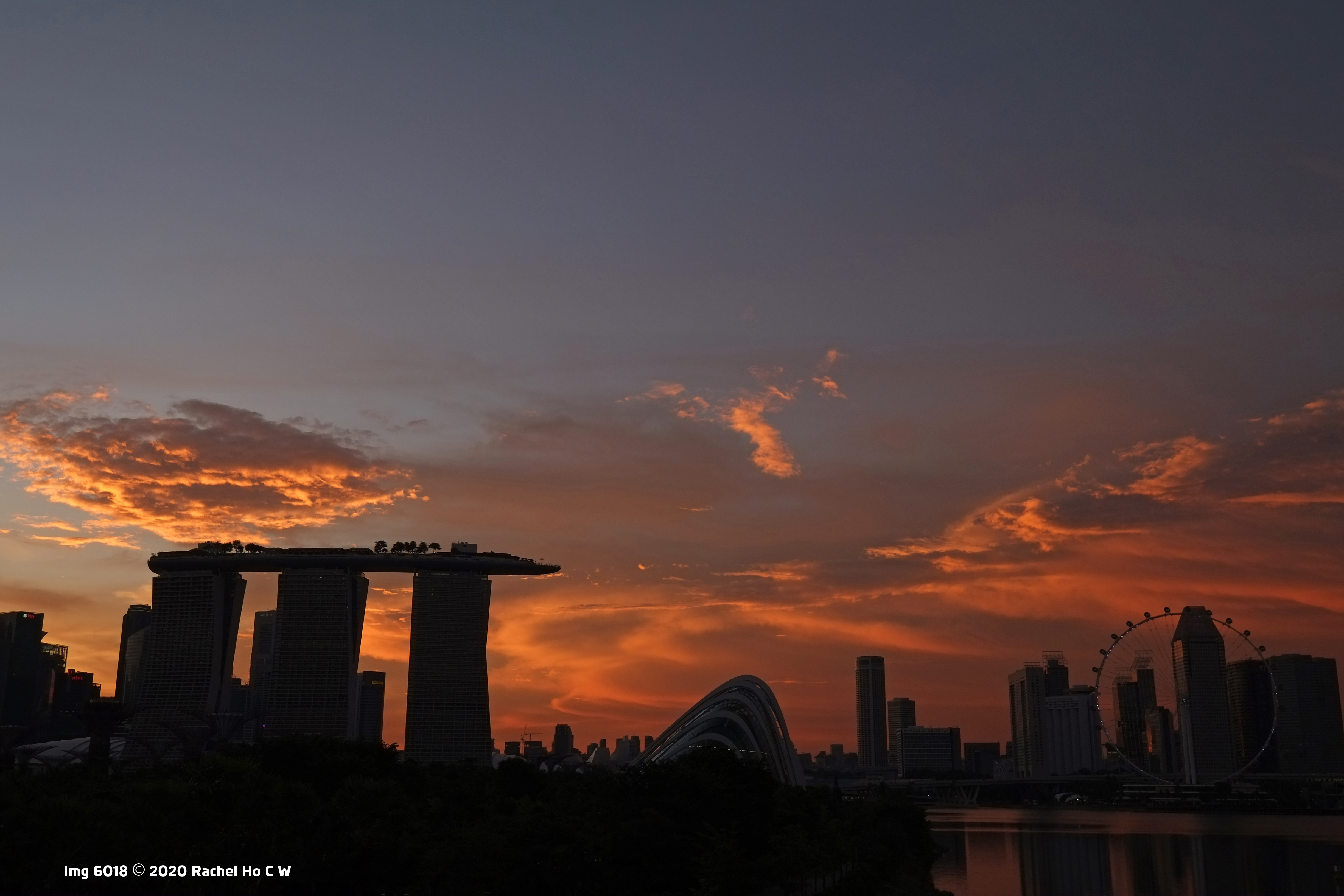 Image 6018 Sunset at Marina Barrage